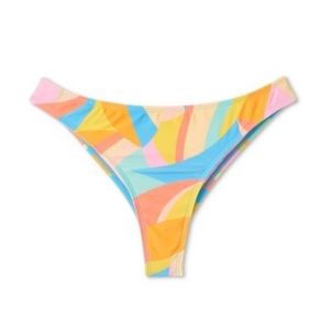 WILD FABLE WOMENS BIKINI BOTTOM CHEEKY MULTICOLOR NWT